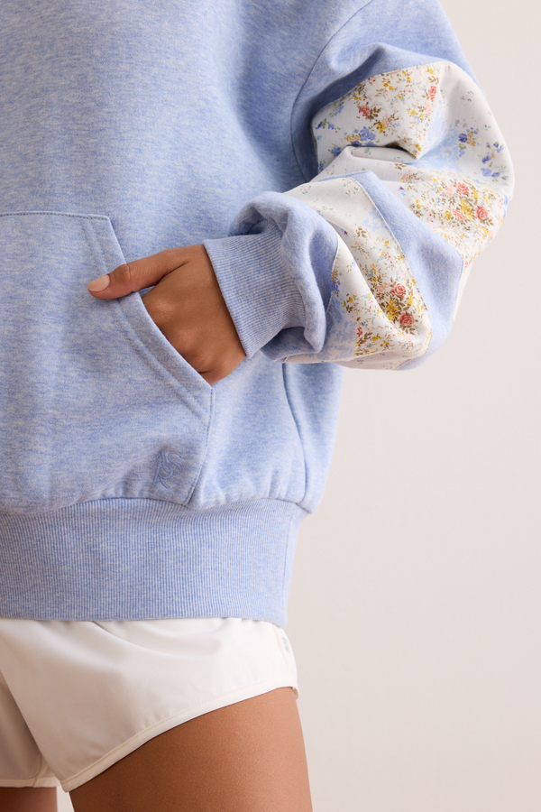 Champ Patchwork Hoodie Detail 6 - Altar'd State