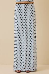 Priscilla Polka Dot Maxi Skirt Detail 2 - Altar'd State