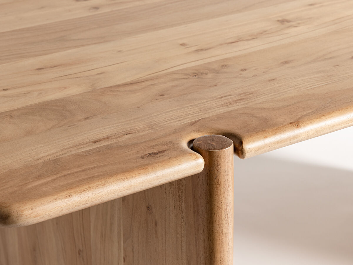 Moss Wood Dining Table Detail 7 - Altar'd State