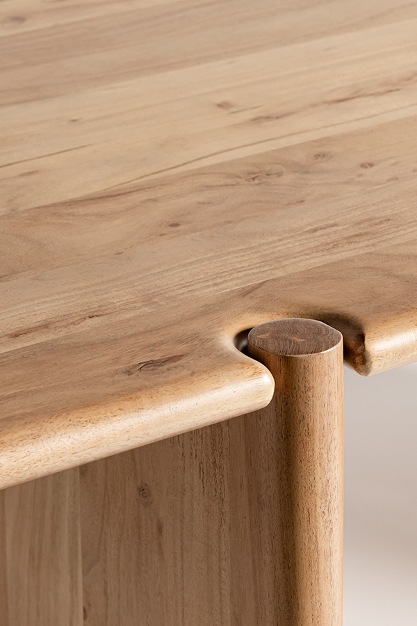 Moss Wood Dining Table Detail 7 - Altar'd State