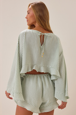 Elliann Stripe Boho Top - Altar'd State