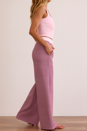 Supersoft Striped Wide Leg Pant - Altar'd State - 