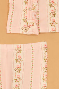 Antoinette Floral Snap Top Set Detail 5 - Altar'd State