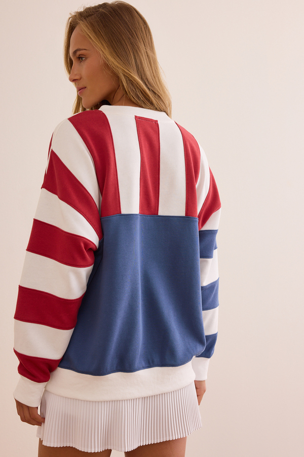 All-American Club Henley Detail 6 - Altar'd State