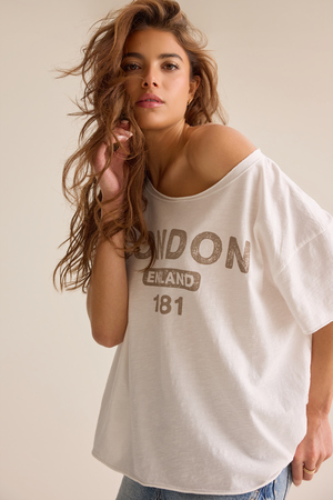 London Off Shoulder Tee - Altar'd State - 