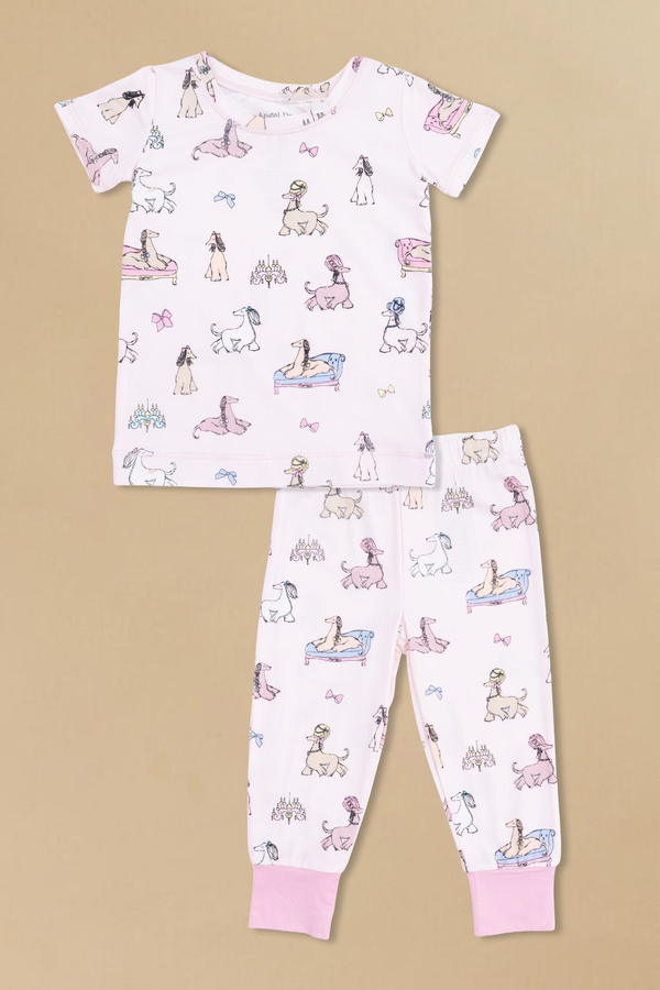 Fancy Dog Short Sleeve Lounge Set - Altar'd State