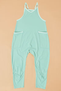 Hang Tough Gingham Trim Jumpsuit Detail 2 - Altar'd State
