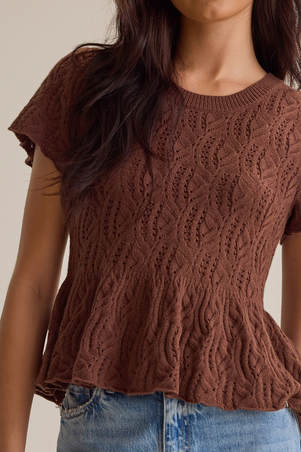 Lexie Pointelle Top Detail 2 - Altar'd State