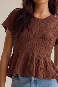 Lexie Pointelle Top Detail 2 - Altar'd State
