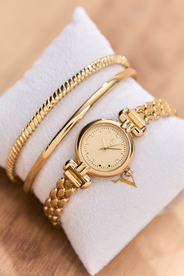 Watch Bracelet Bangle Set Detail 2 - Altar'd State