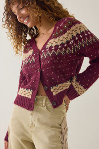 Mireia Allover Fairisle Sweater - Altar'd State