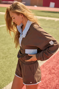 On Track Quarter Snap Pullover Detail 4 - Altar'd State