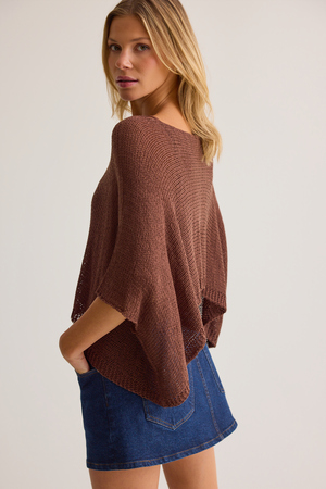 Christy Knit Poncho - Altar'd State - 
