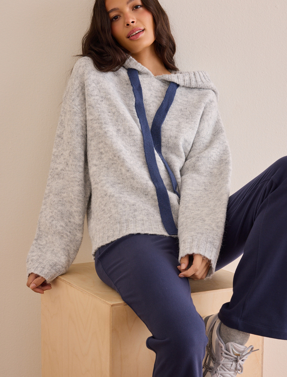 Harbor Hooded Sweater Detail 1 - Altar'd State