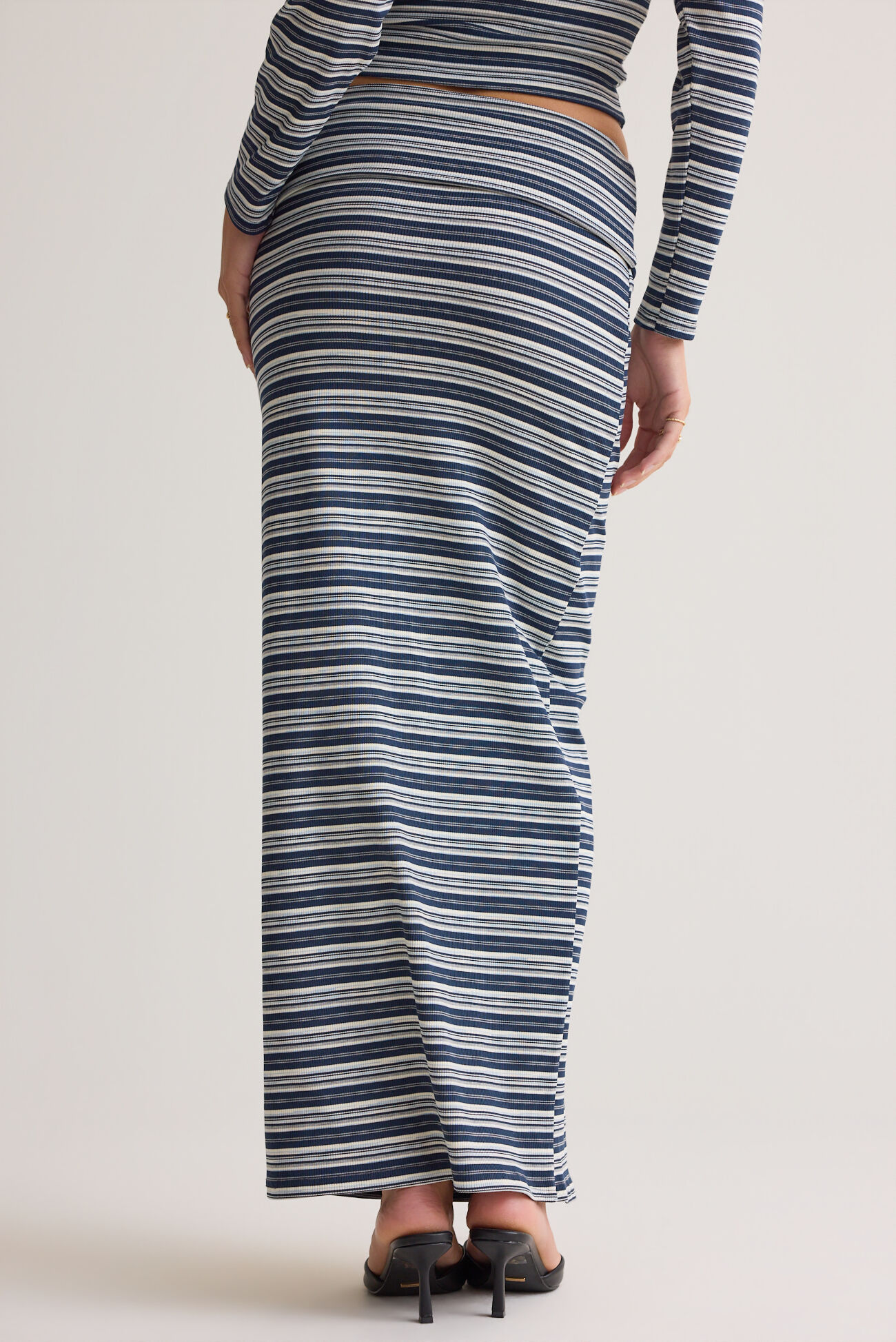 Lisa Striped Maxi Skirt