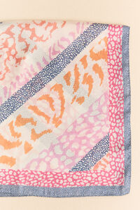 Colorful Animal Print Scarf Detail 2 - Altar'd State
