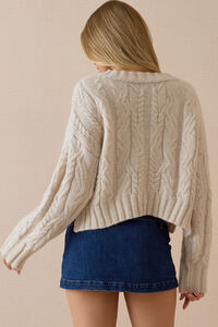 Kaia Cropped Sweater Detail 5 - Altar'd State
