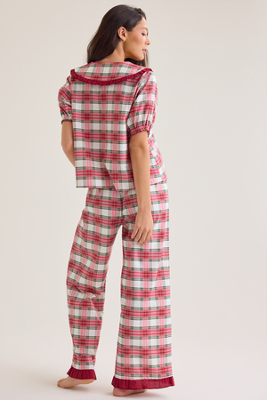 Plaid Wishes Mama Lounge Set - Altar'd State