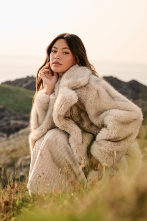 August Faux Fur Coat - Altar'd State - 