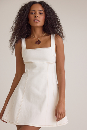 Kalie Denim Mini Dress - Altar'd State - 