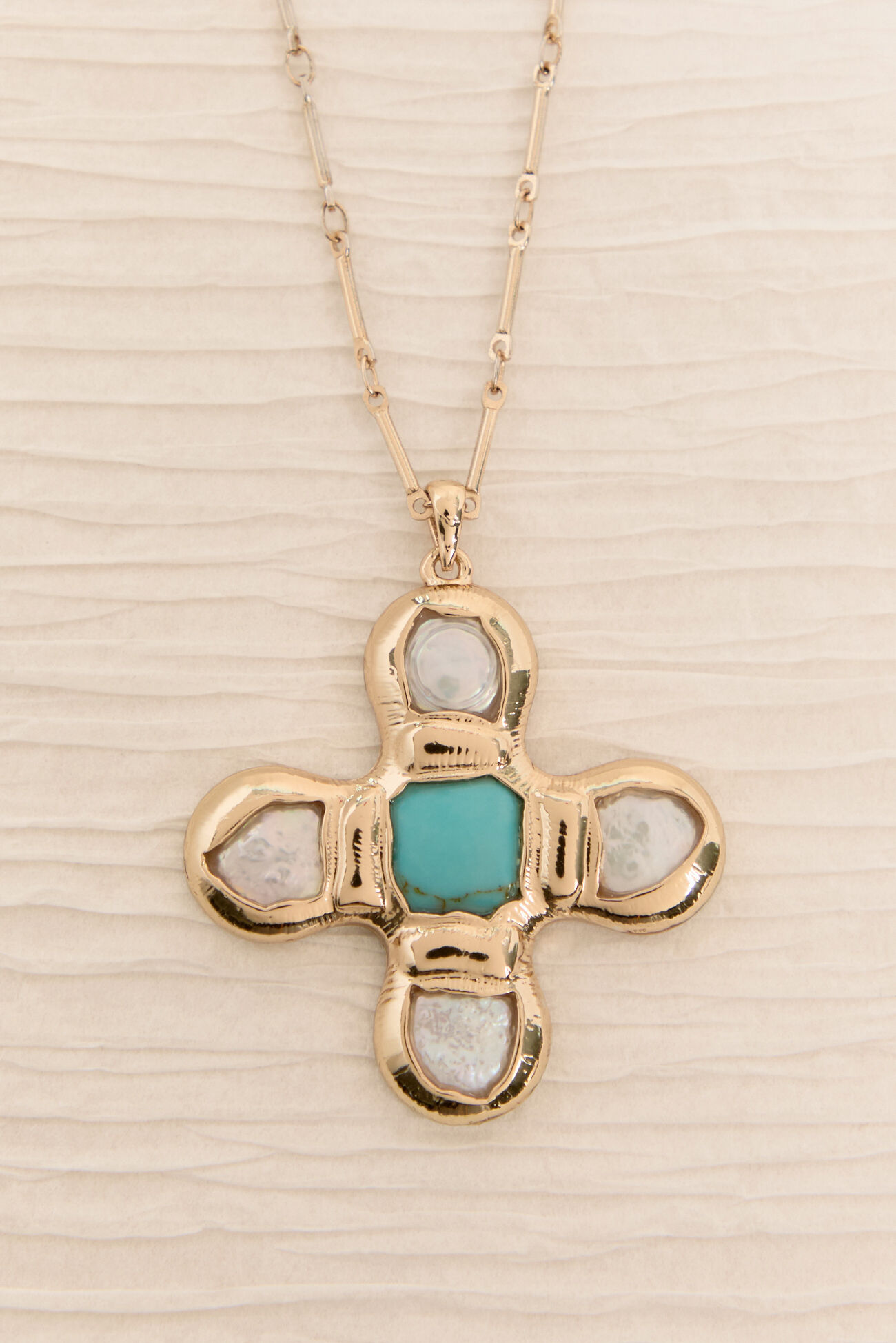 Seaside Grace Cross Necklace