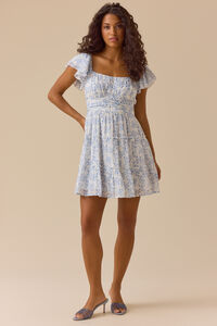 Florence Floral Mini Dress Detail 2 - Altar'd State