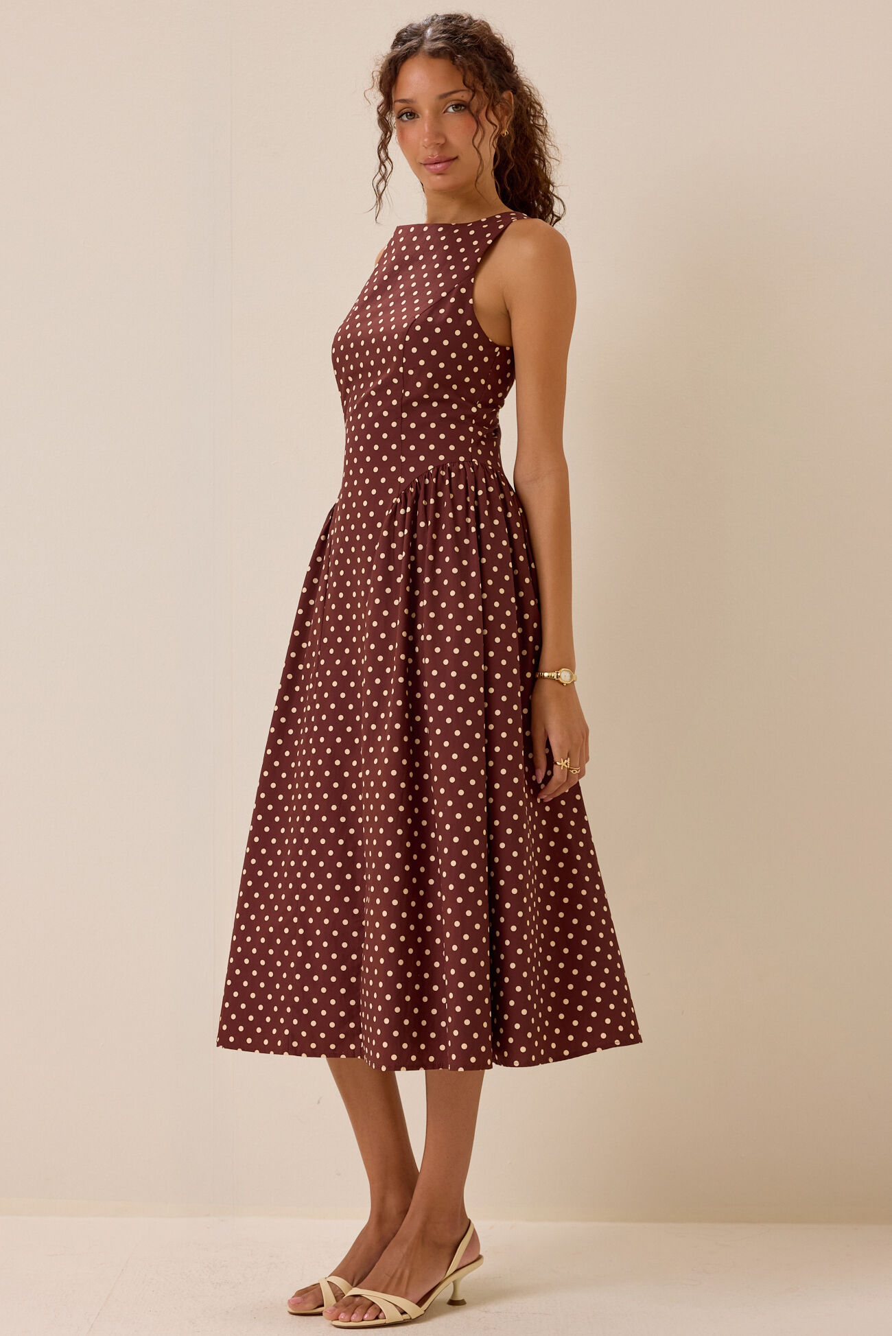 Cosette Square Neck Maxi Dress