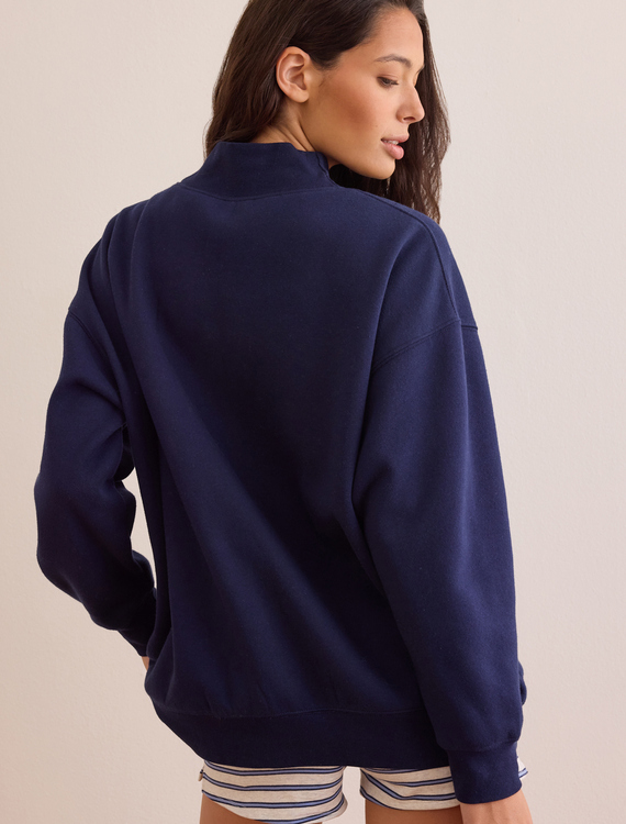 Weekend Motion AS Revival Mock Neck Sweatshirt Detail 5 - Altar'd State