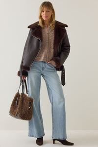 Janice Oversized Cable Knit Cardigan - Altar'd State