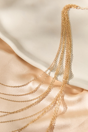 Golden Cascade Layer Necklace - Altar'd State - 