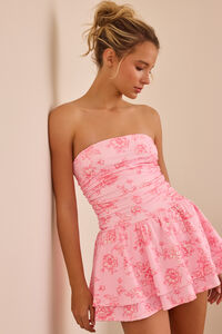 Stroll Around Strapless Active Dress - Altar'd State