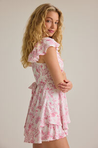 Lainey Double Layered Romper Detail 3 - Altar'd State