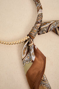 Fiona Scarf-Wrapped Necklace Detail 2 - Altar'd State