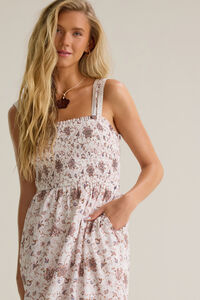 Kennedy Floral Maxi Dress Detail 2 - Altar'd State