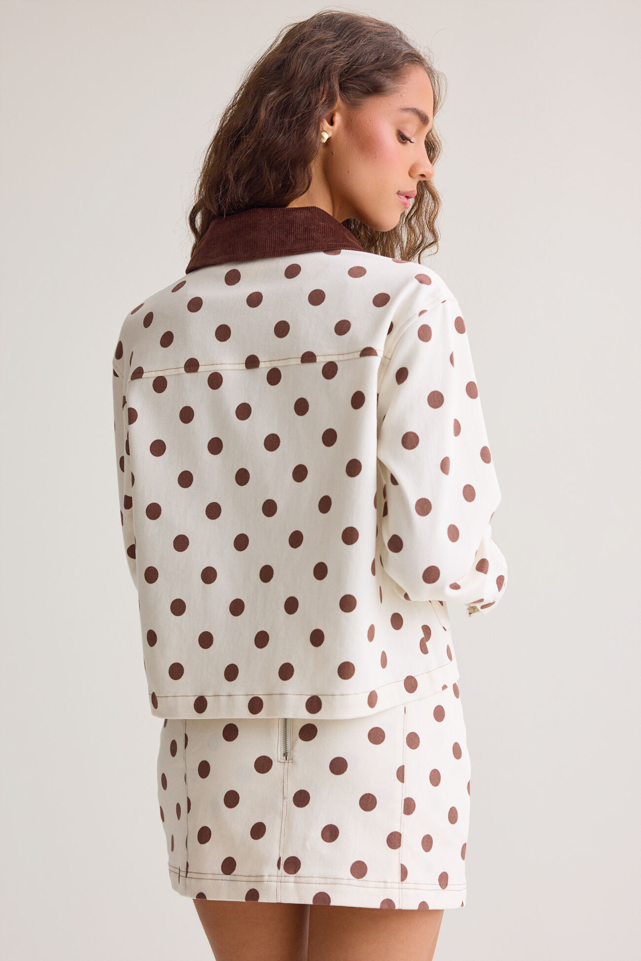 Kaeleigh Polka Dot Jacket