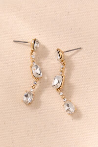 Mixed Cut Crystal Earrings Detail 2 - Altar'd State
