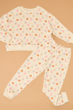Ella Pumpkin Lounge Set - Altar'd State - 
