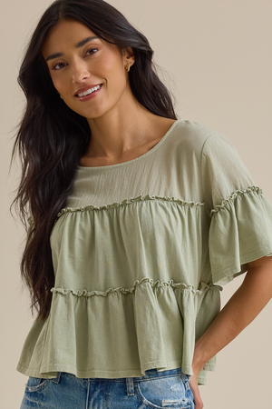 Calliope Tiered Babydoll Top - Altar'd State