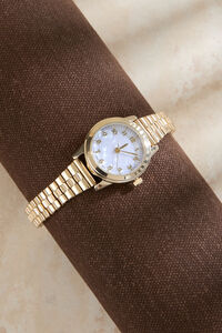 Mother of Pearl Stretch Round Watch Detail 2 - Altar'd State