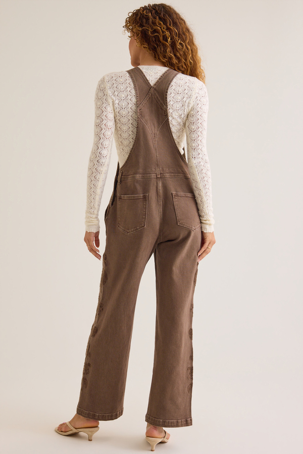 Andy Floral Overalls Detail 5 - Altar'd State