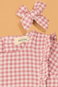 Daphne Duck Gingham Bubble With Bows Detail 2 - Altar'd State