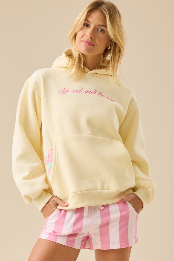 Stop And Smell The Roses Hoodie Detail 4 - Altar'd State