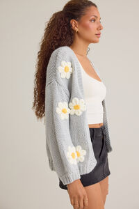 Jennie 3D Flower Cardigan Detail 5 - Altar'd State