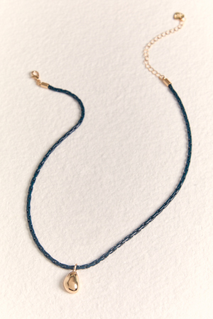 Linked Chain Teardrop Necklace - Altar'd State - 