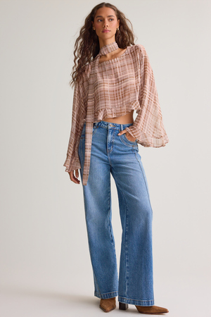 Chrissa Chiffon Top - Altar'd State