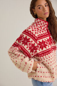 Angelina Fairisle Sherpa Detail 5 - Altar'd State