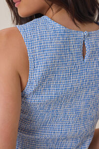Katy Smocked Gingham Tank Top Detail 5 - Altar'd State