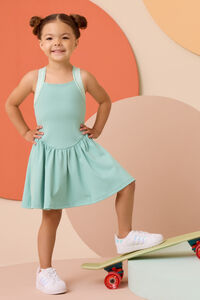Greta Gingham Trim Athletic Dress - Altar'd State