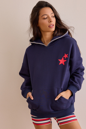 Meet Me at the Ballgame Applique Hoodie - Altar'd State - 