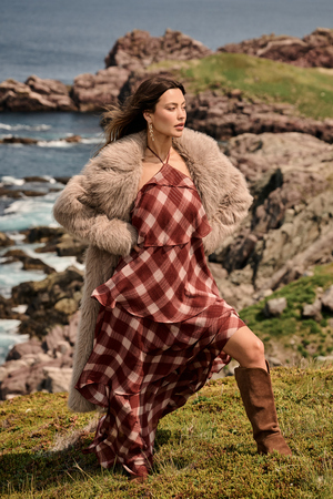 Avaline Faux Fur Coat - Altar'd State - 
